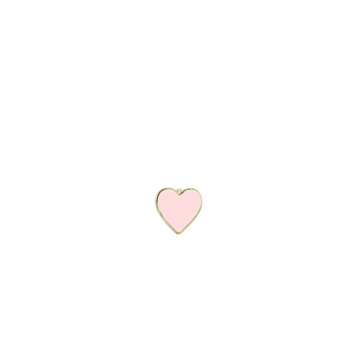 Kids Collection Gold & Enamel Mini Heart Stud