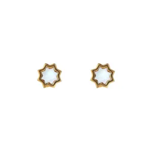 Kismet Stud 14K Mother of Pearl