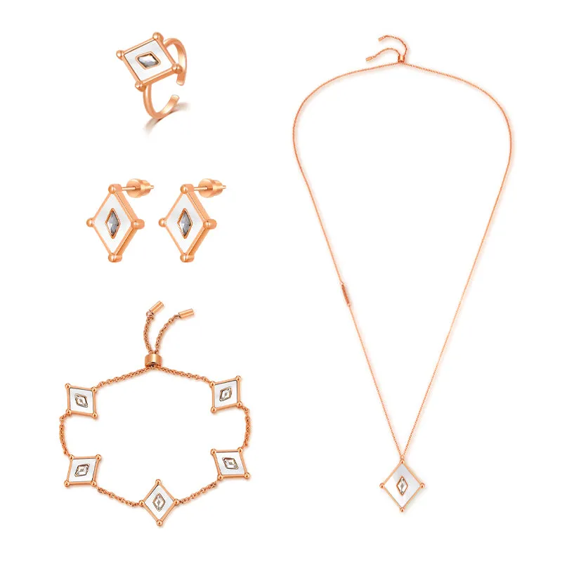 Kite / Set Pearl Rose Gold
