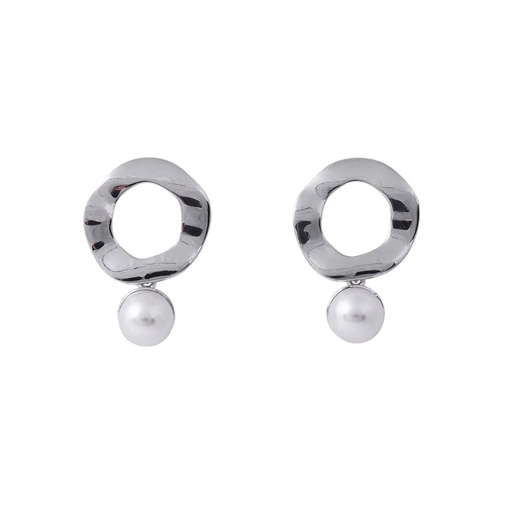 Knight & Day Gwyneth Silver Earrings N198ENA