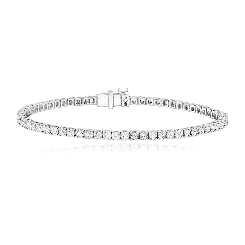Lab Diamond Tennis Bracelet 3ct