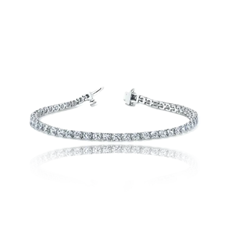 Lab Diamond Tennis Bracelet in 14k White Gold (3ct. tw.)