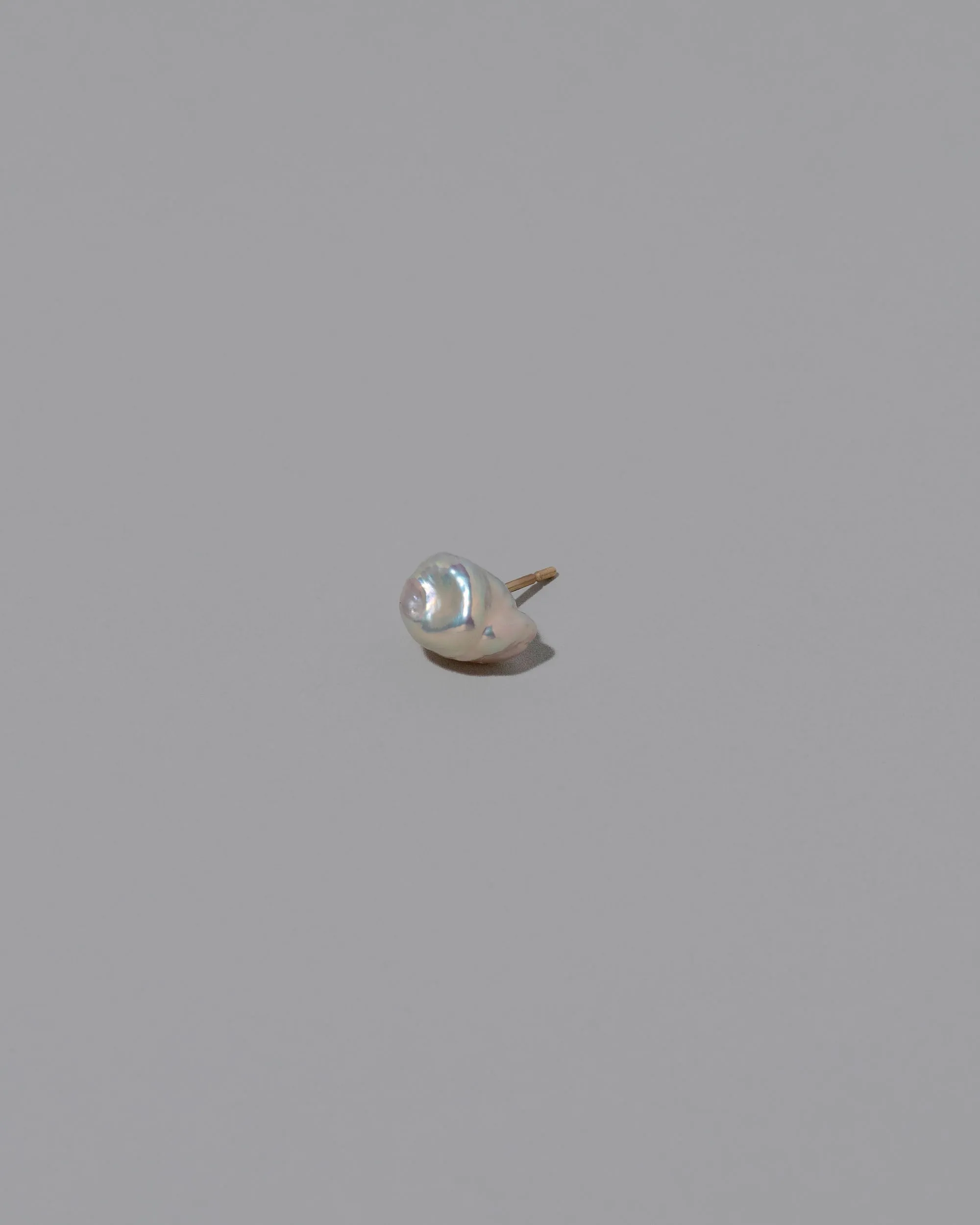 Lagniappe Pearl Stud Earring Single - Natural