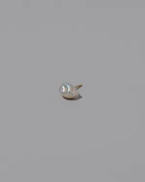 Lagniappe Pearl Stud Earring Single - Natural