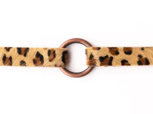 Leopard Leather Bracelet-FINAL SALE