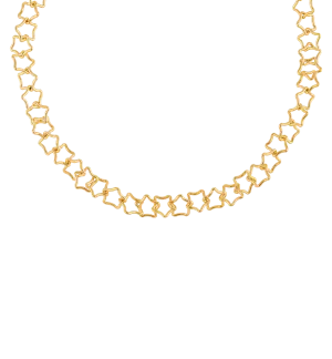 Linked Chunky Stars Necklace