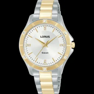 Lorus Ladies 50M Two Tone Stainless Steel Watch