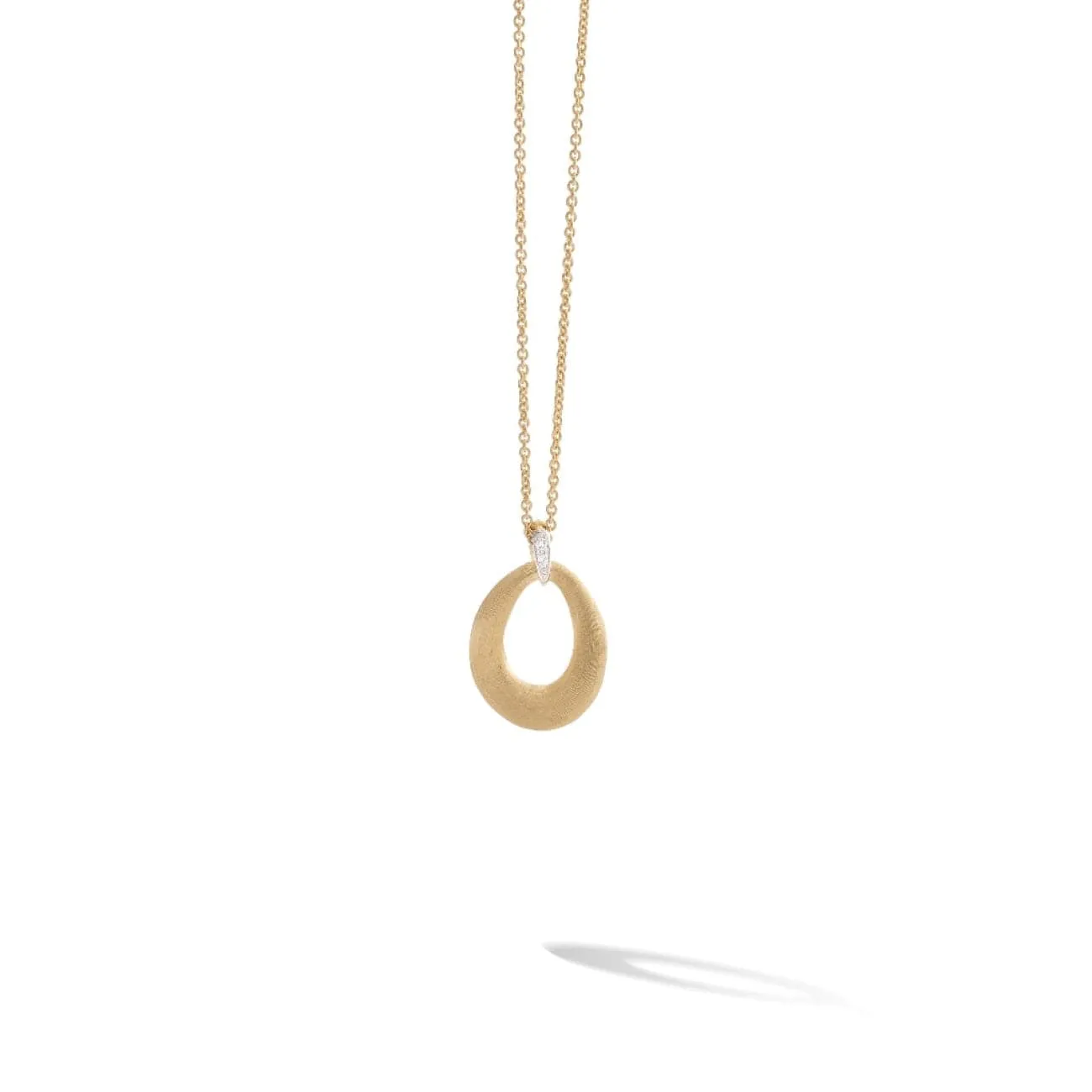 Lucia 18K Yellow Gold & Diamond Loop Pendant Necklace