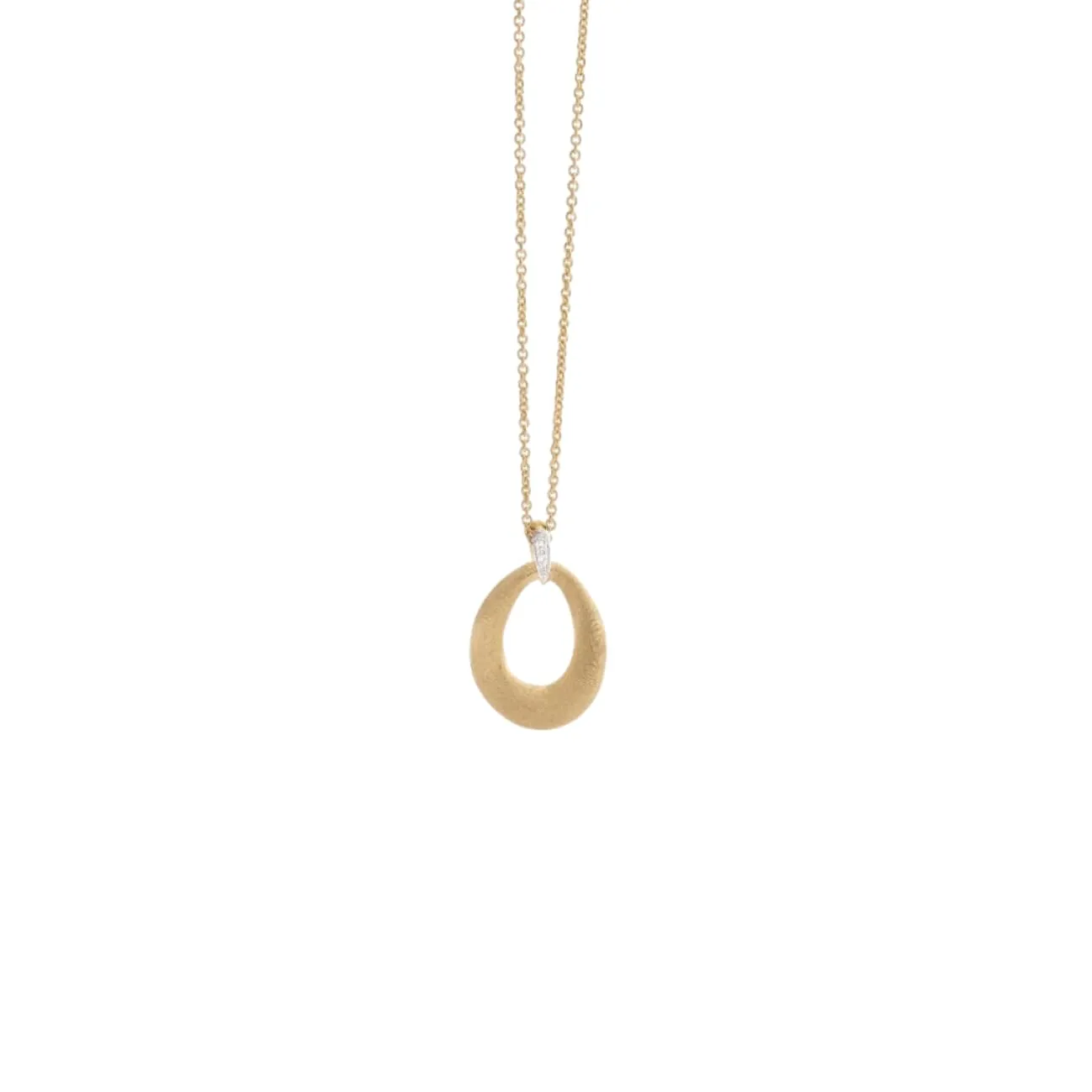 Lucia 18K Yellow Gold & Diamond Loop Pendant Necklace