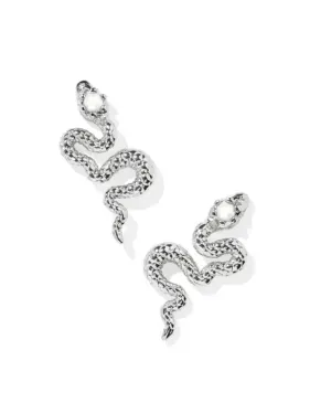 Lyle Silver Snake Stud Earrings