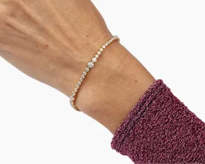 Lynsey Bezel Tennis Bracelet