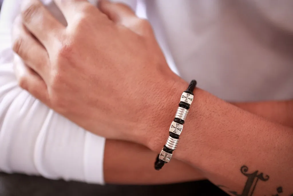 Magnetic Leather Bracelet - Madrid B