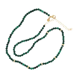 Malachite Bead Necklace