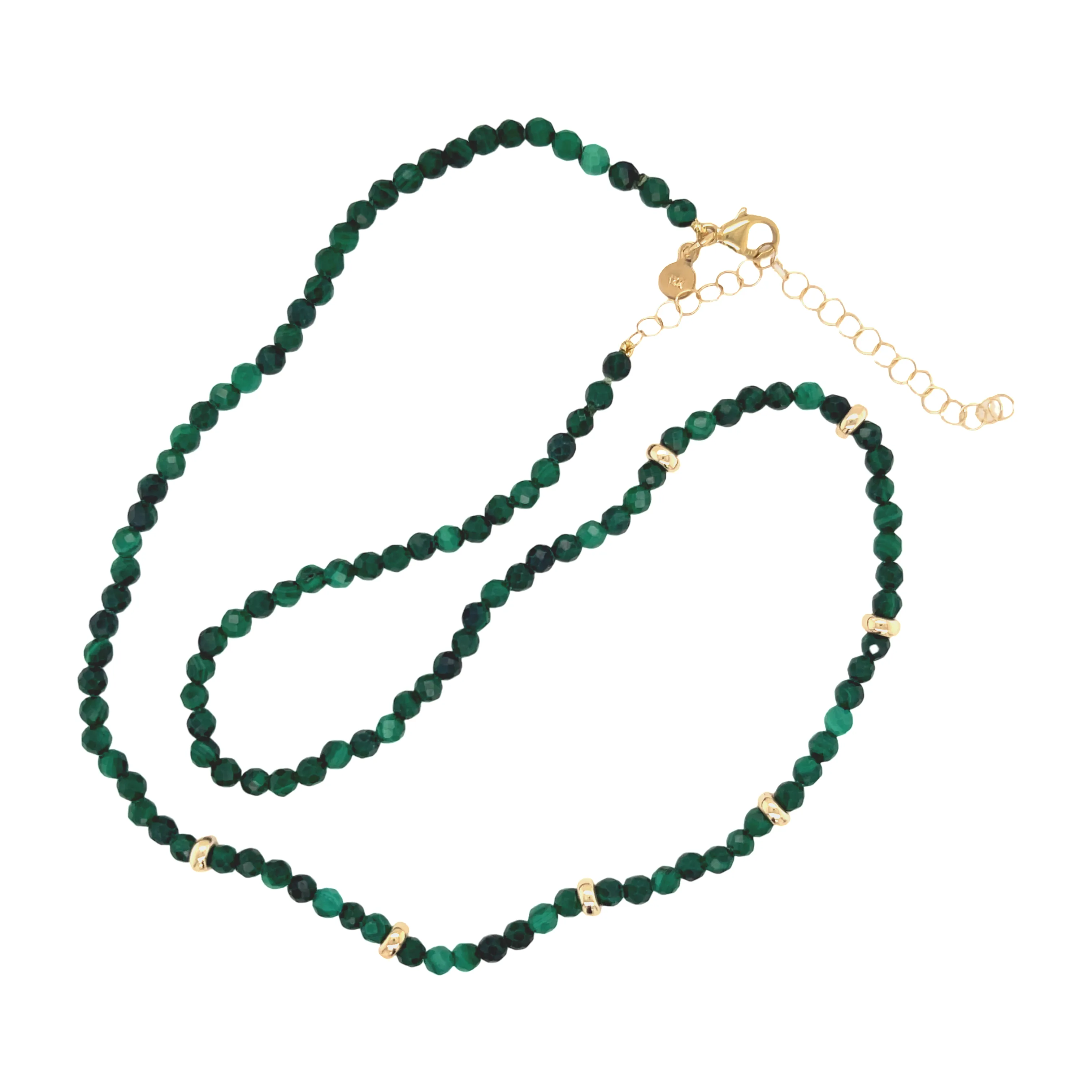 Malachite Bead Necklace