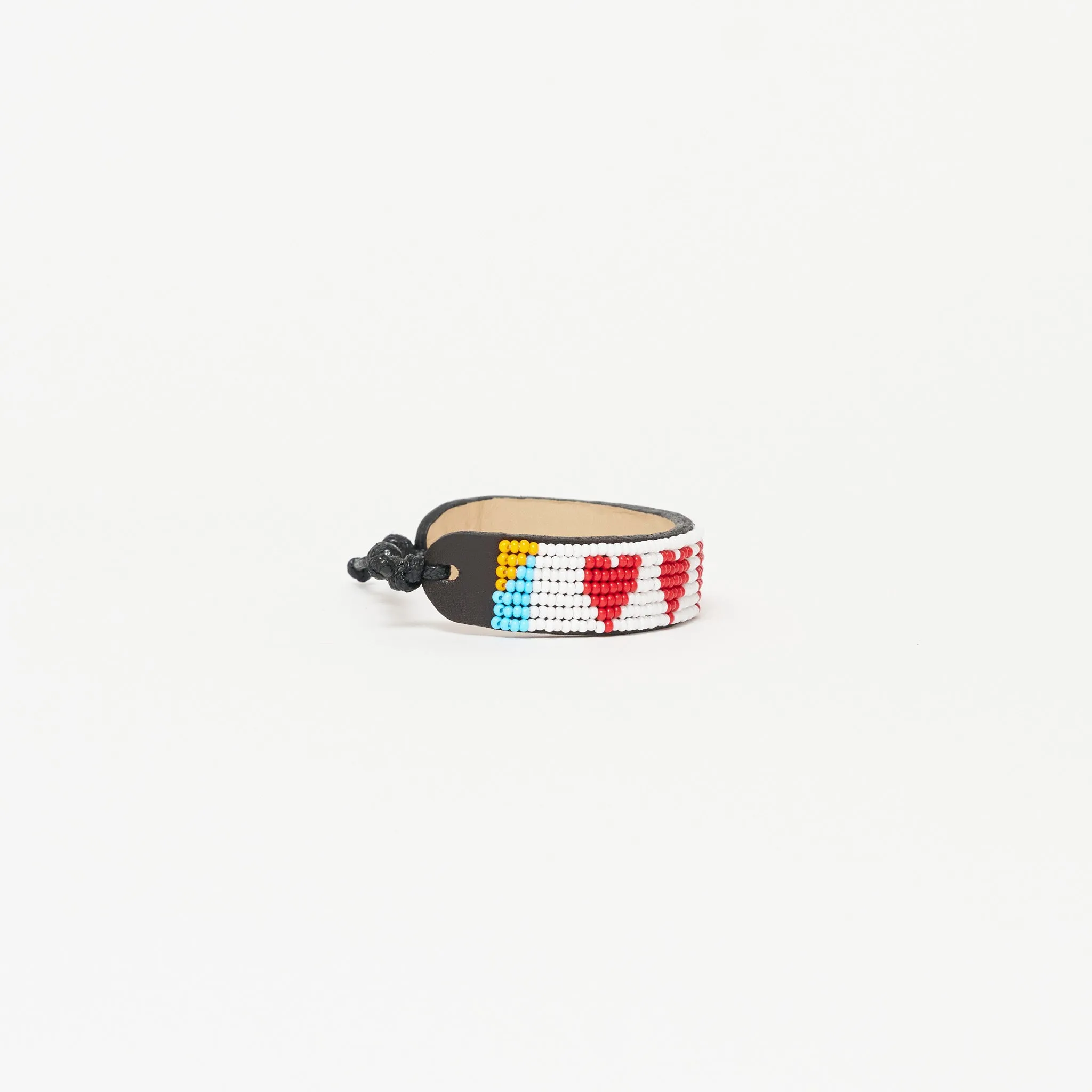 Mara Heart Bracelet - White/Red
