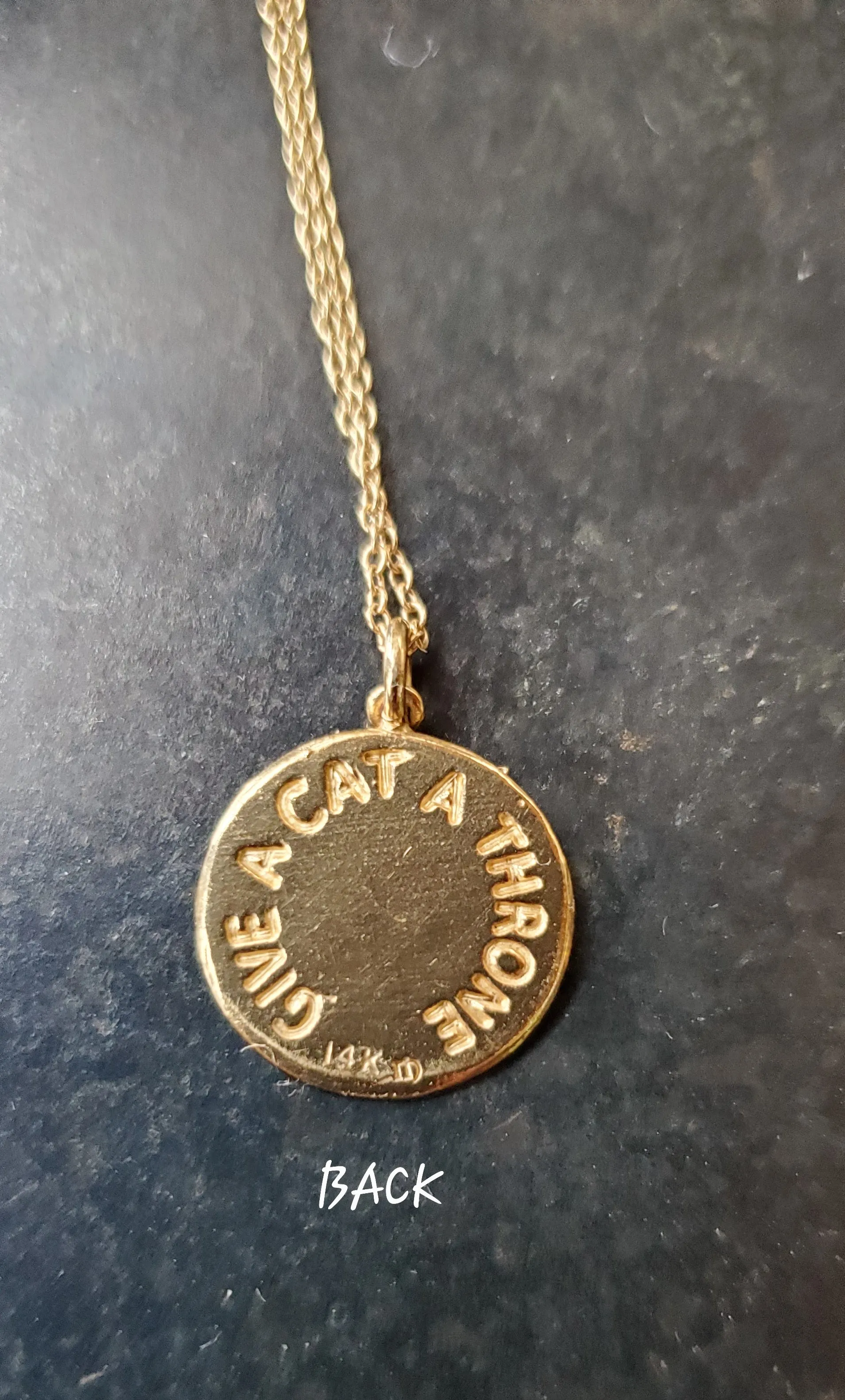 Mauri Pioppo Give a Cat a Throne 14K Nk