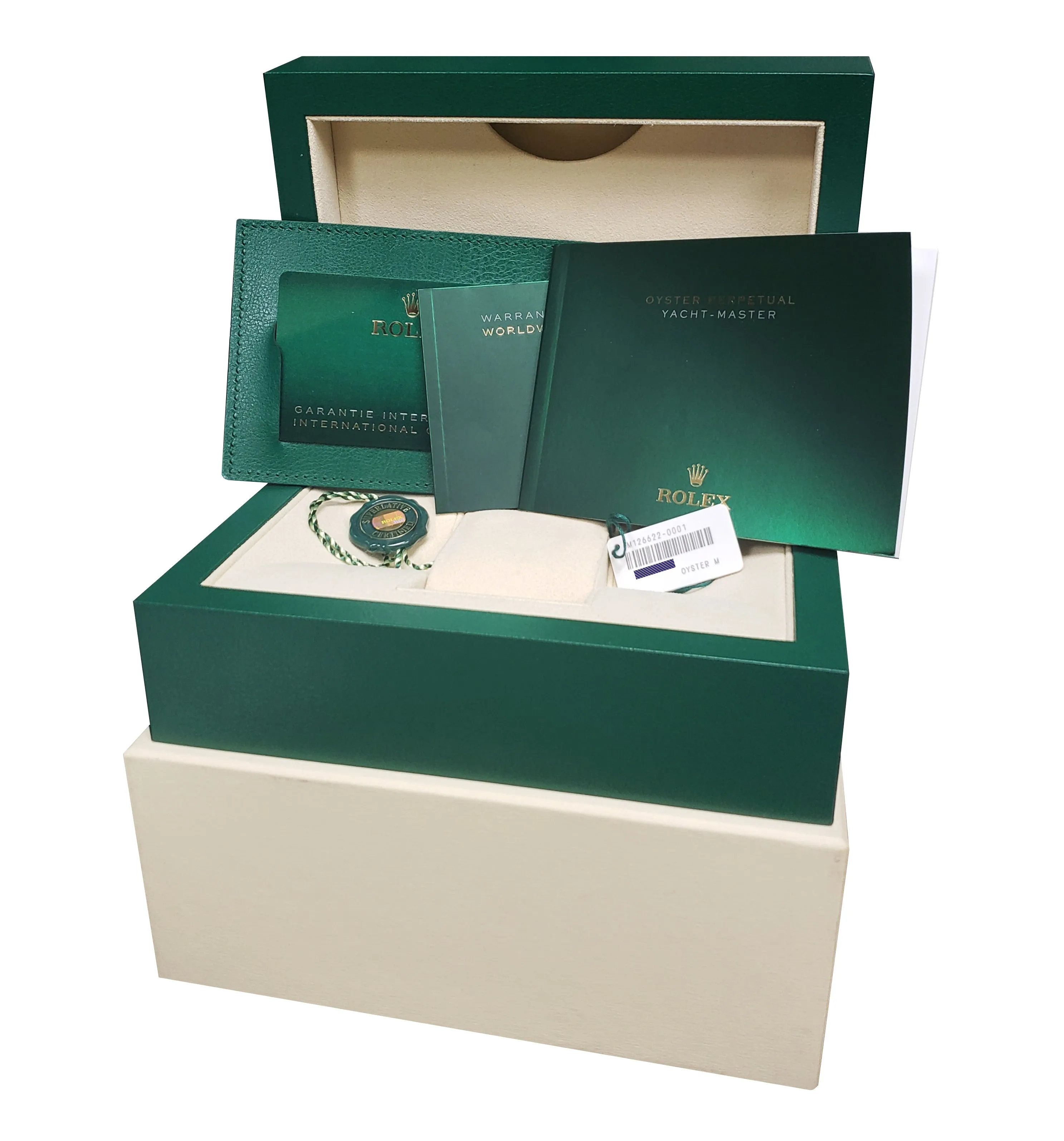 MAY 2021 Rolex Yacht-Master 40mm Dark Rhodium 126622 Stainless Oyster Watch B P