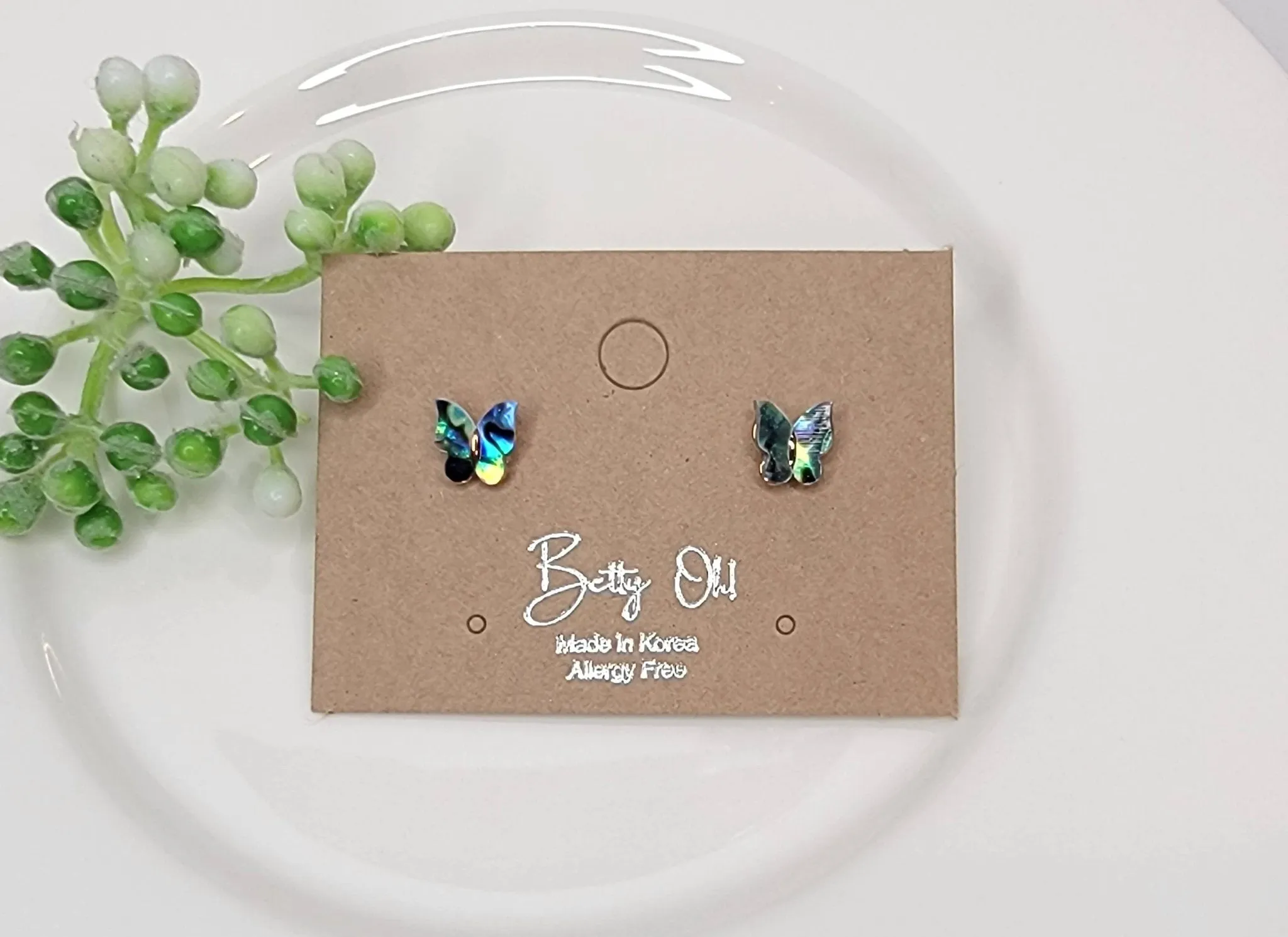 Mini Butterfly Stud Earrings