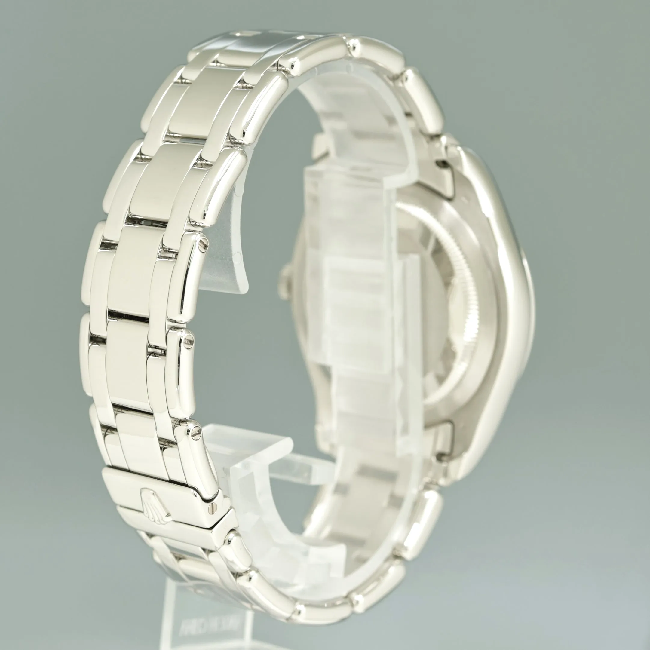 MINT Rolex Platinum Masterpiece Diamond 18946 39MM Mother of Pearl Diamond Watch
