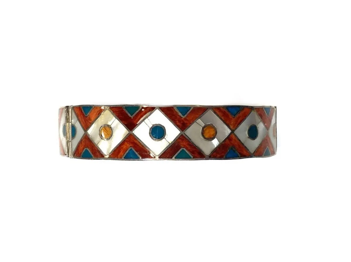 Mito’s Diamond Design Silver Bracelet