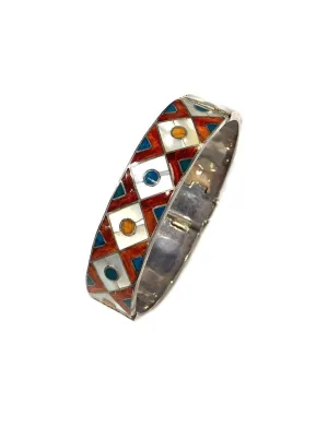 Mito’s Diamond Design Silver Bracelet