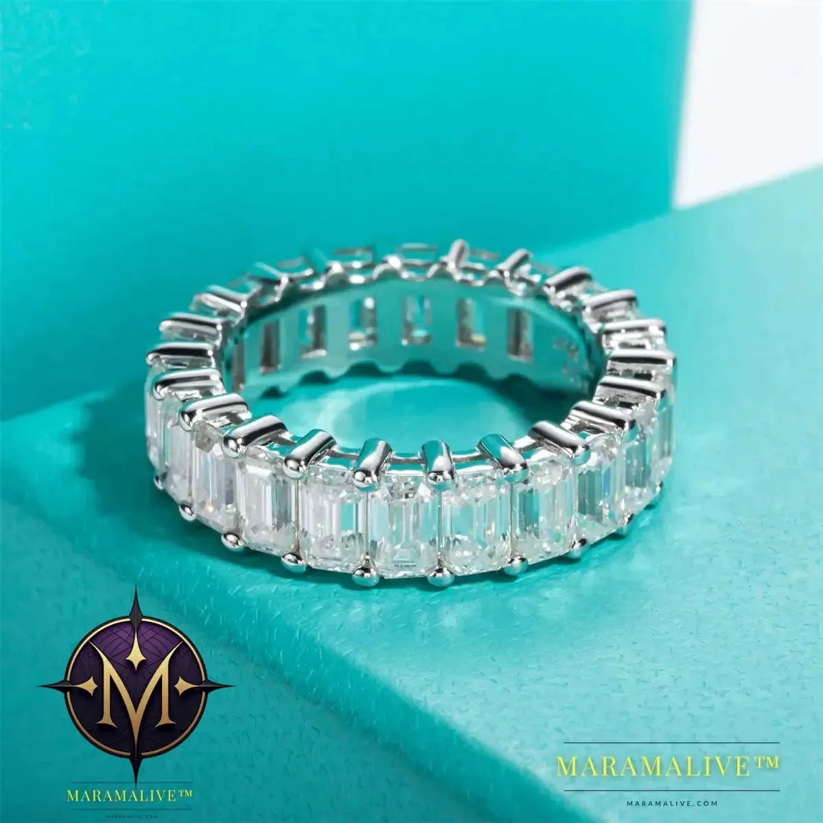 Moissanite Hip Hop Chunky Cuban Ring Unisex