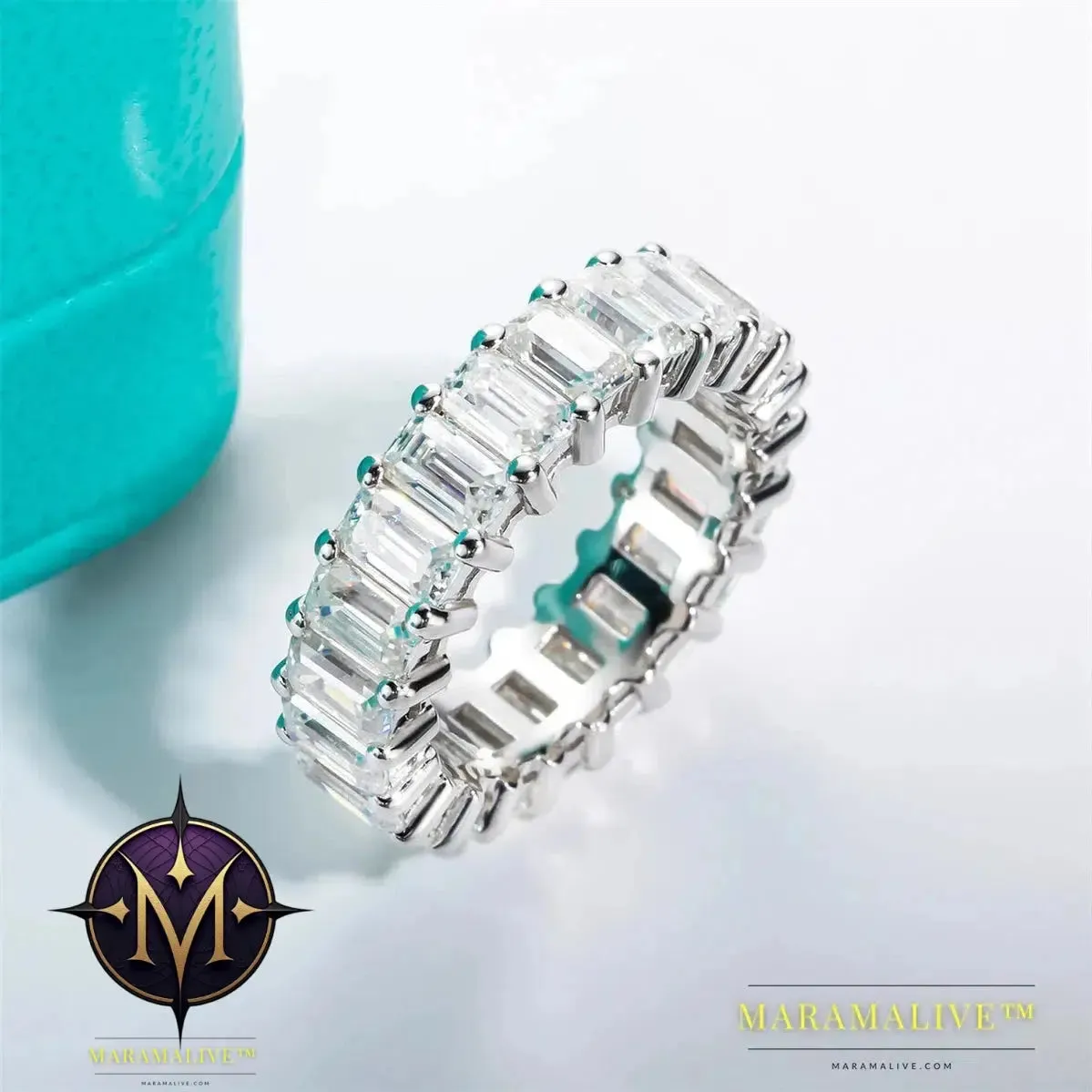 Moissanite Hip Hop Chunky Cuban Ring Unisex