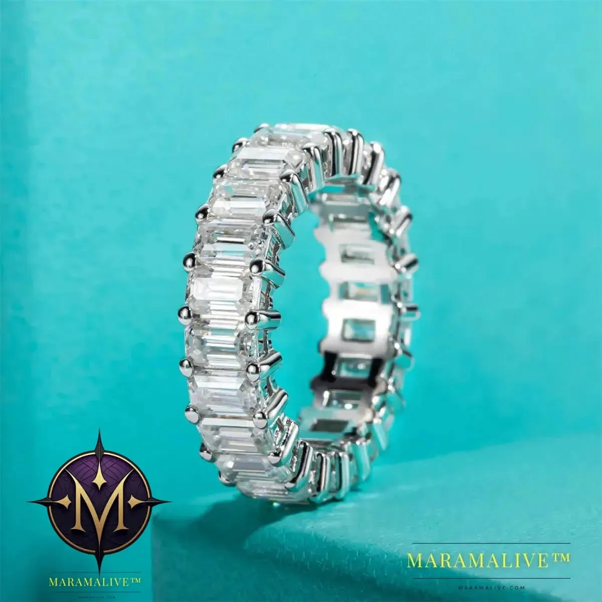 Moissanite Hip Hop Chunky Cuban Ring Unisex