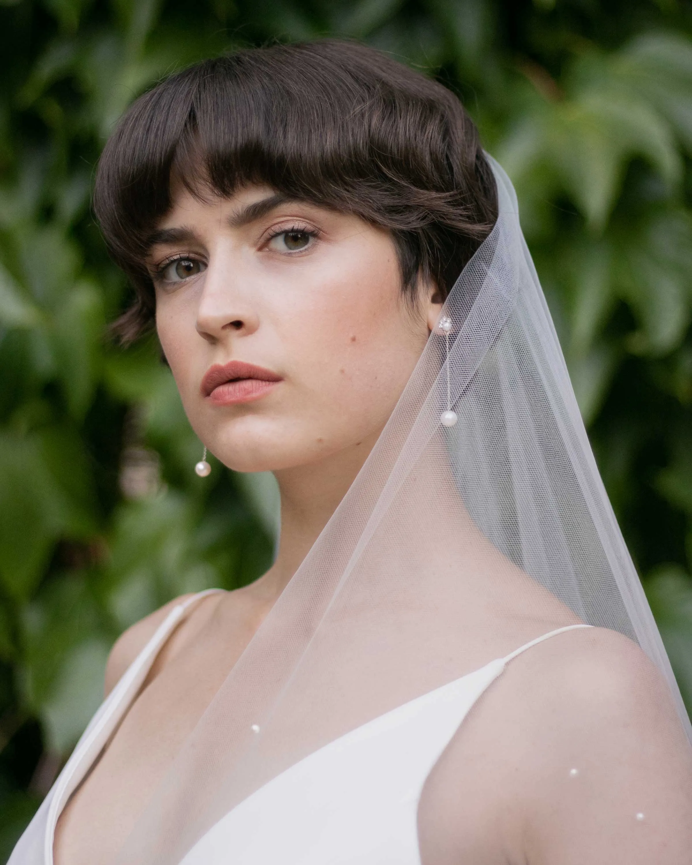 Moondrop Pearl Long Earrings