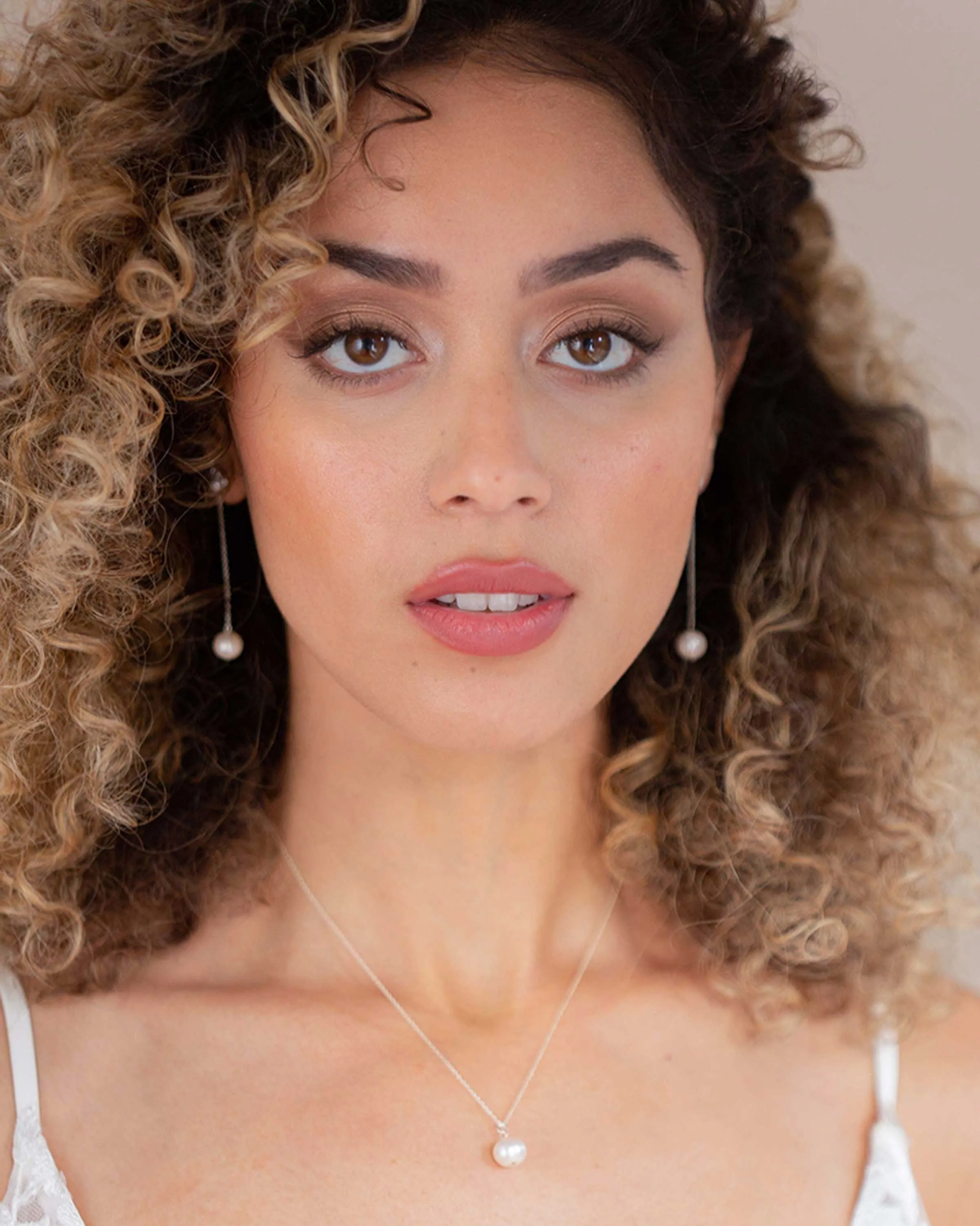 Moondrop Pearl Long Earrings