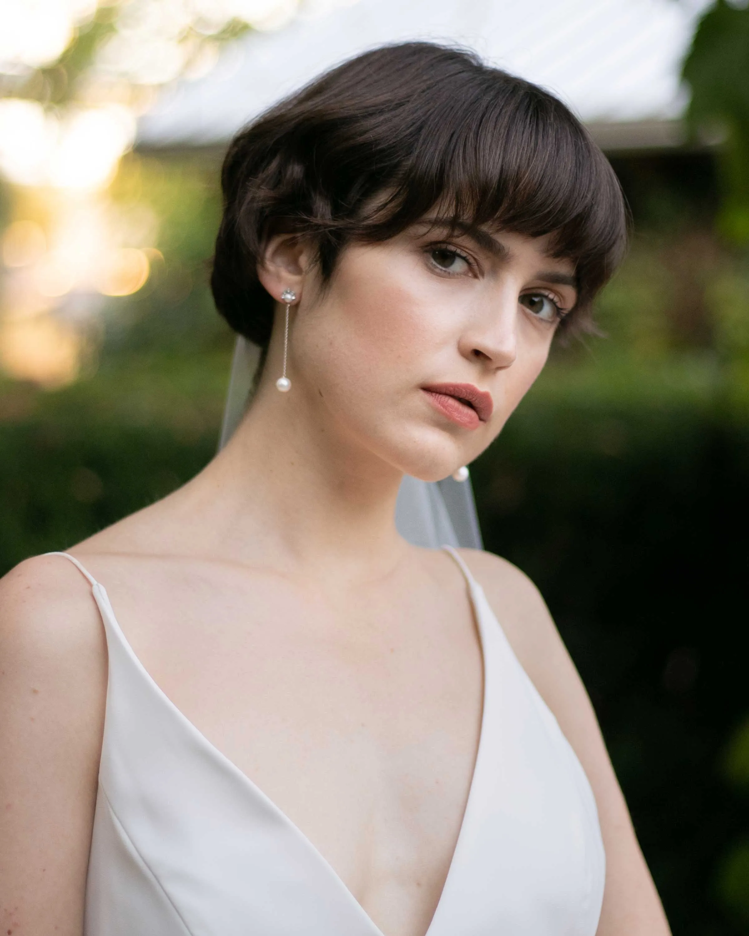Moondrop Pearl Long Earrings