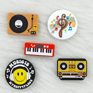 Music stuffs combo Silicone Focal  Beads Wholesale