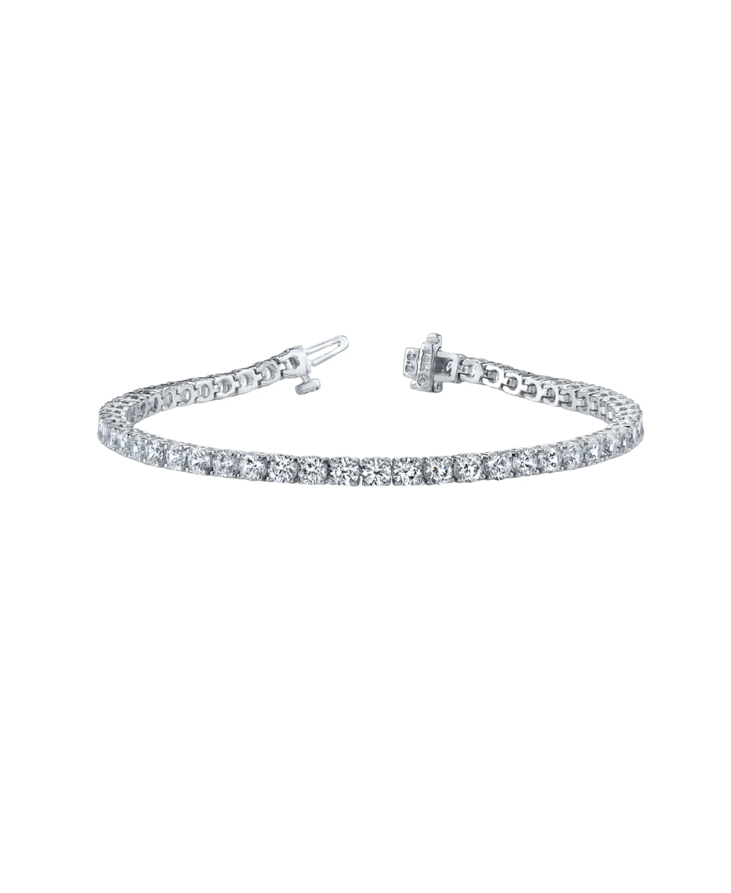 Natural Diamond Tennis Bracelet 4ctw