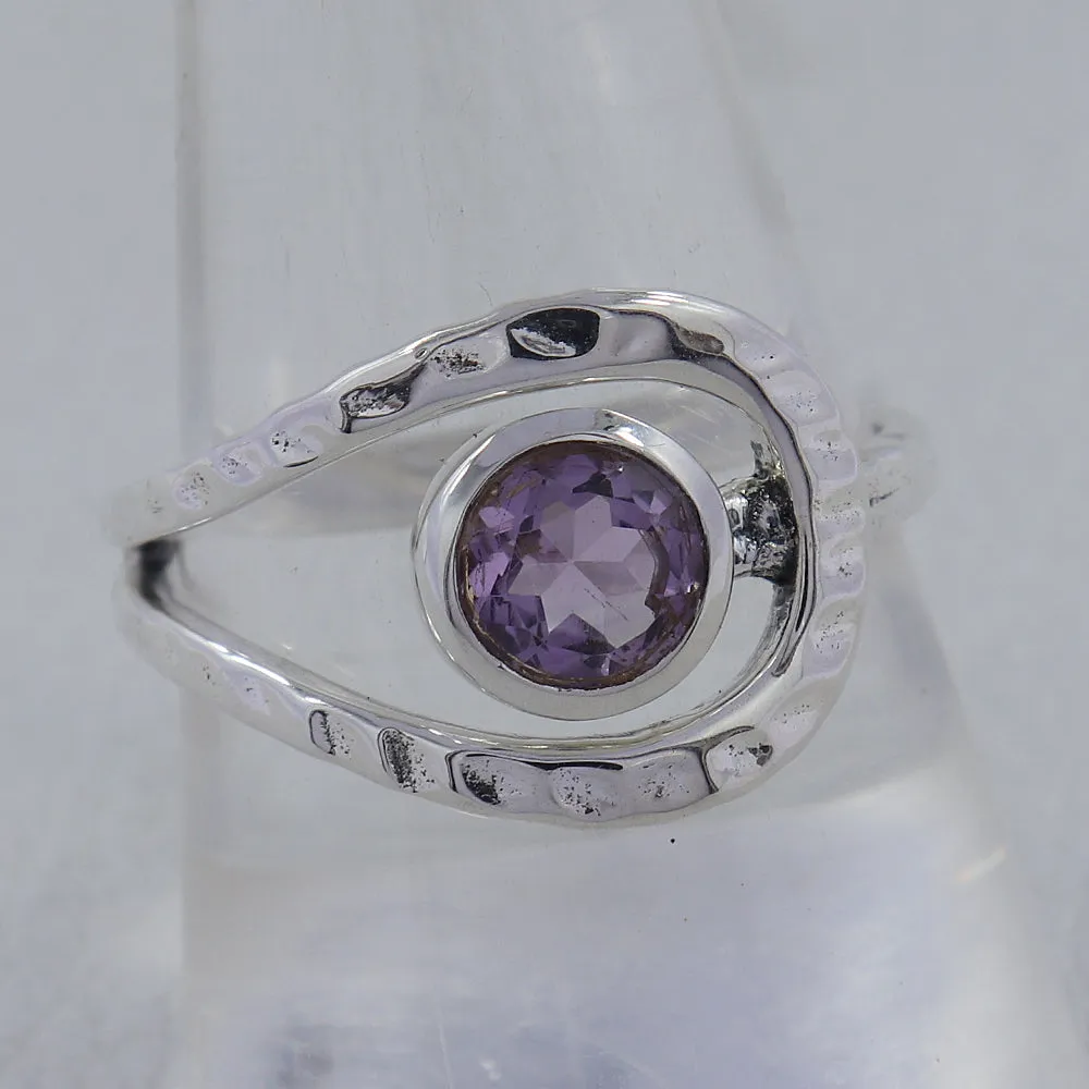 Natural Emerald Gemstone Sterling Silver Ring