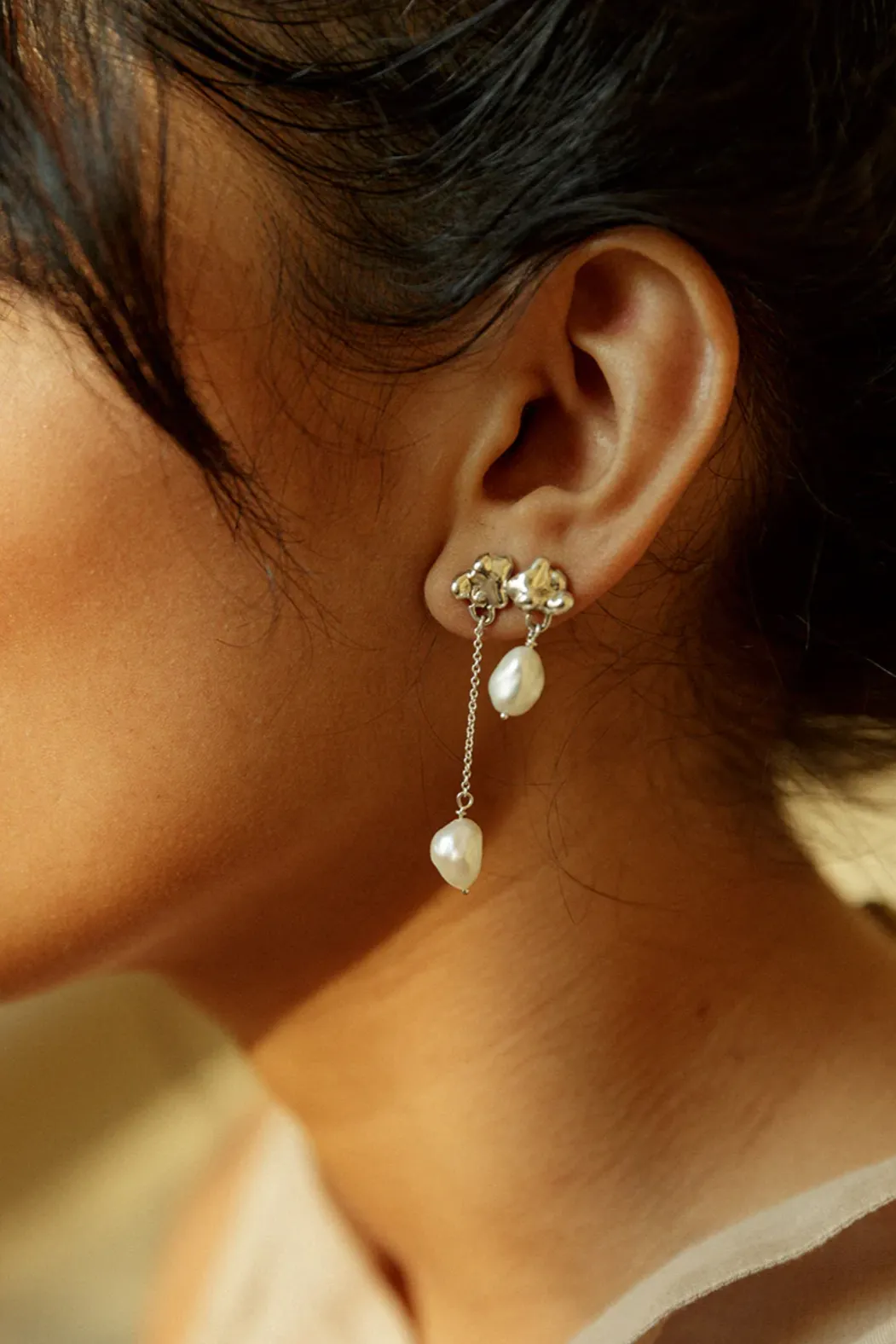 Neb Drops in Sterling Silver