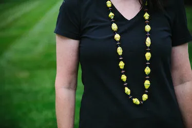 Necklace Paper Bead