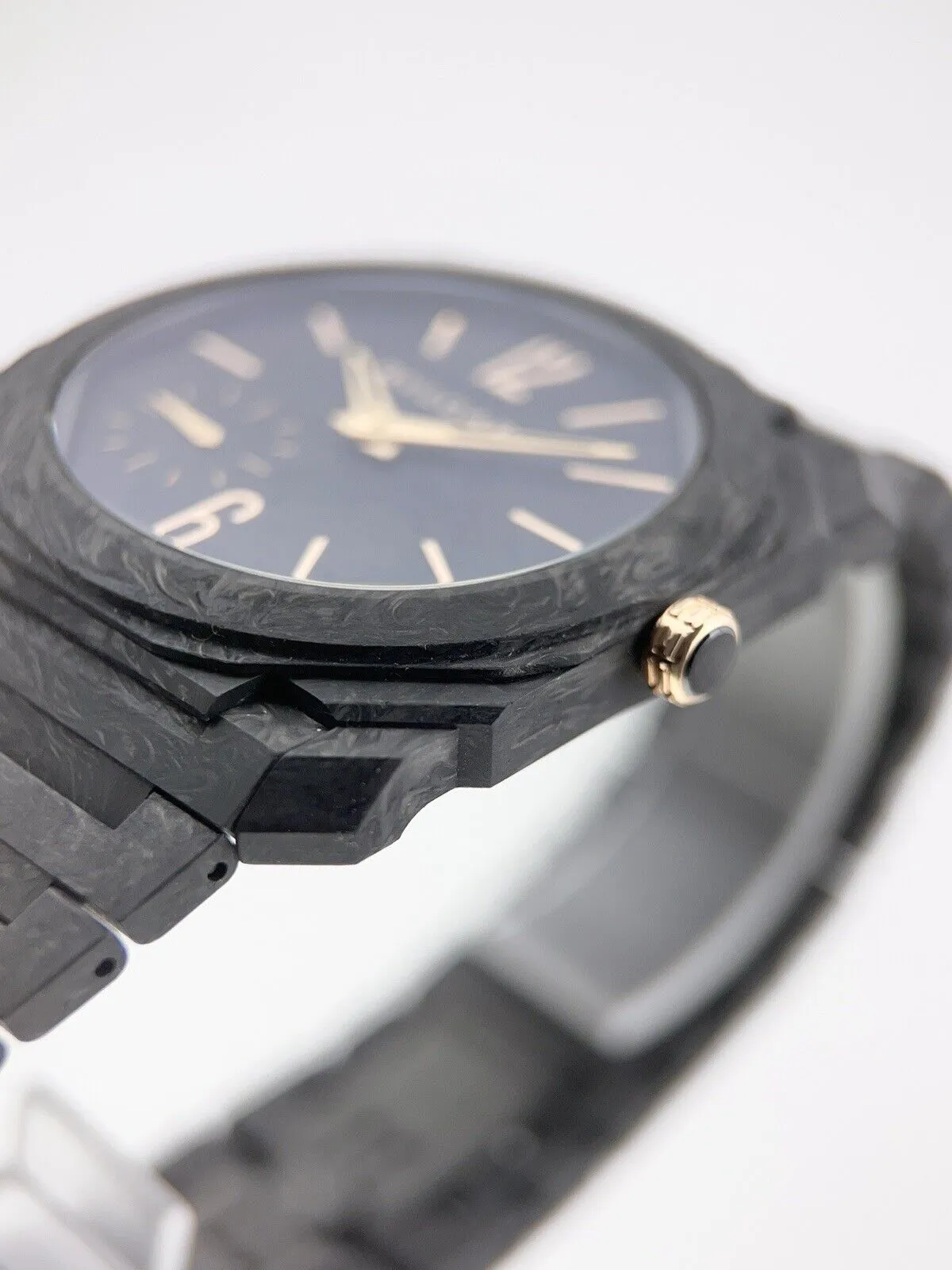 NEW 2023  Bulgari Octo Finissimo 103779 40MM Black Dial Carbon Gold - Box/Papers