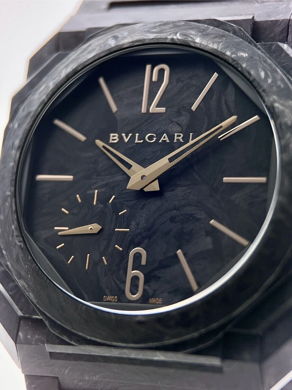 NEW 2023  Bulgari Octo Finissimo 103779 40MM Black Dial Carbon Gold - Box/Papers