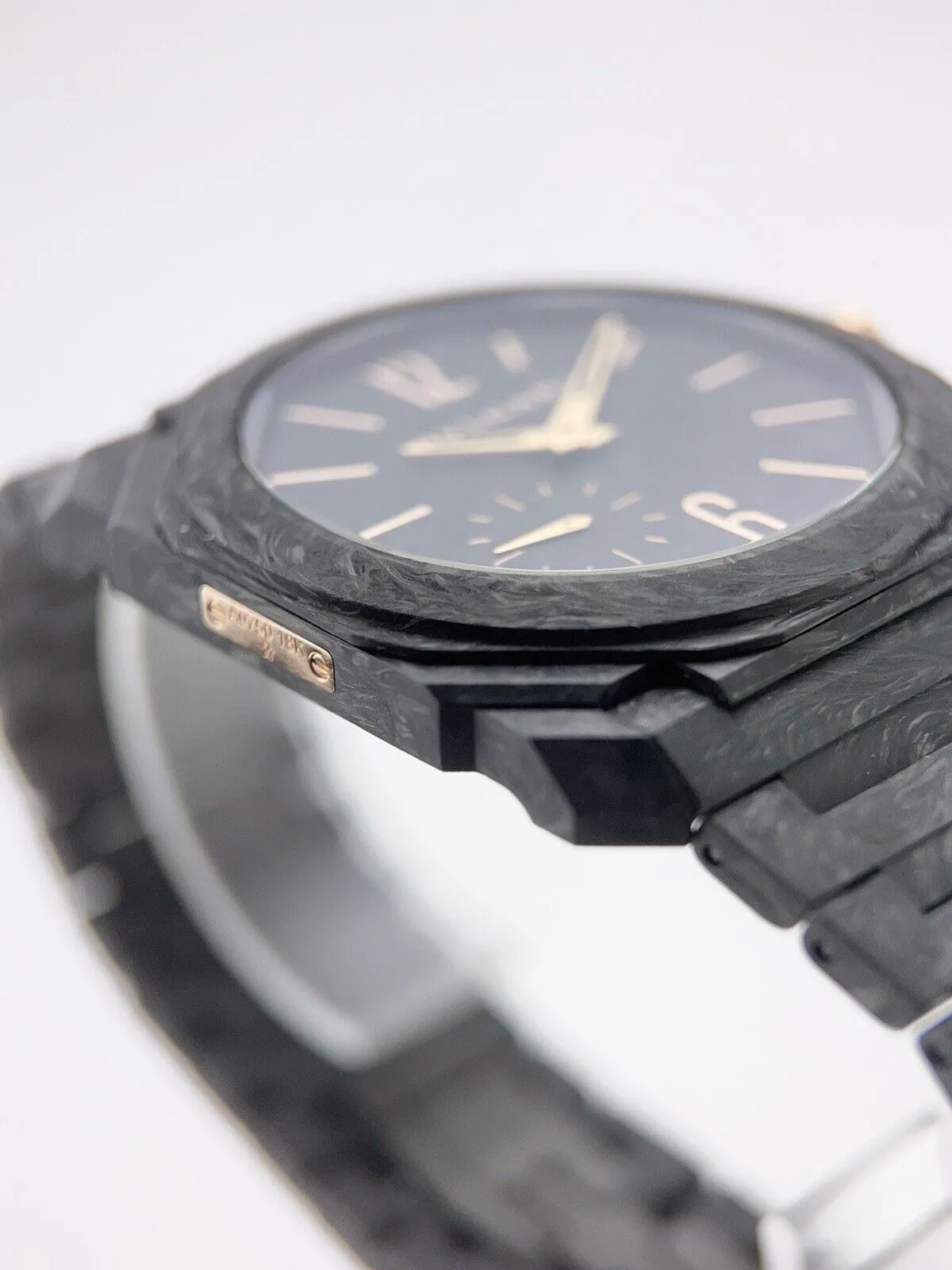 NEW 2023  Bulgari Octo Finissimo 103779 40MM Black Dial Carbon Gold - Box/Papers