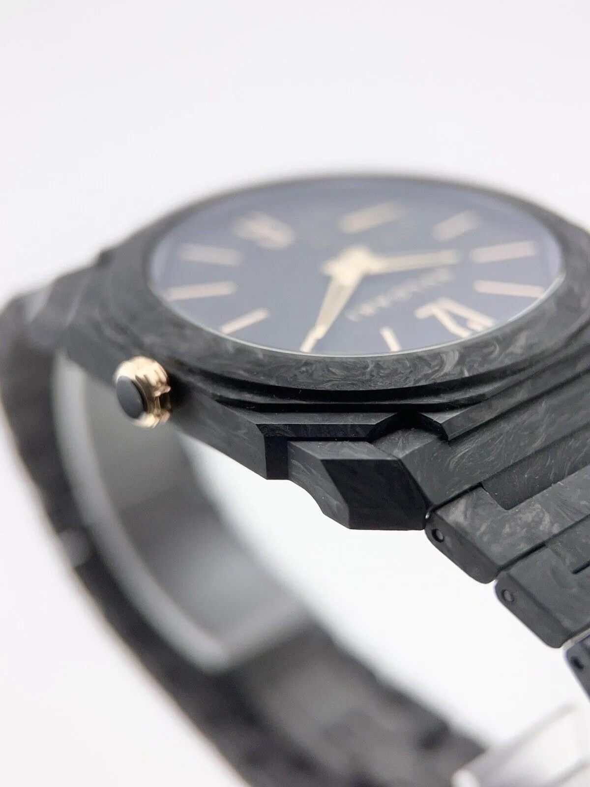 NEW 2023  Bulgari Octo Finissimo 103779 40MM Black Dial Carbon Gold - Box/Papers