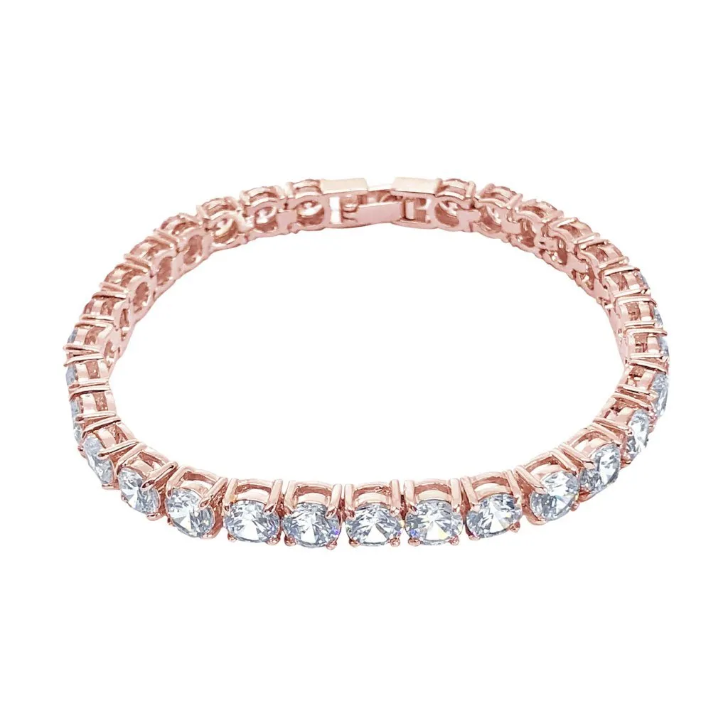 NEW ARRIVAL - Bridal bracelet - classic Tennis bracelet - Exclusive at Kezani