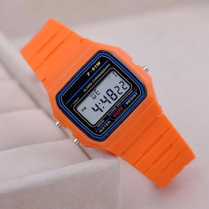 New Casual Fashion Sport Watch For Men Women Kid Colorful Electronic Led Digital Multifunction Life Waterproof Jelly Watch