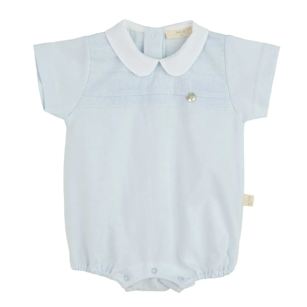 New In Baby Gi Blue Breeze Cotton Romper