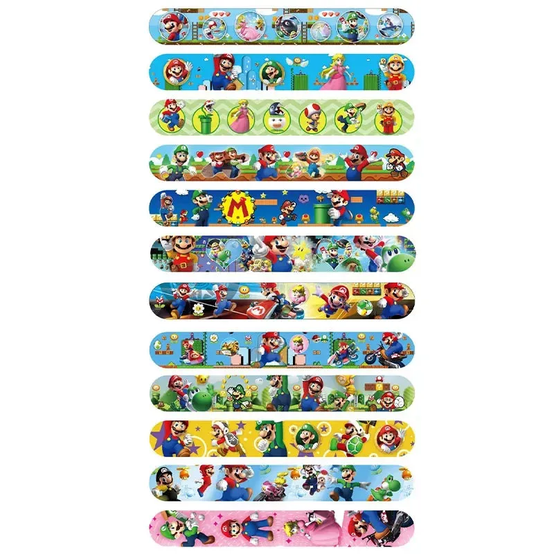 New Mario Bros Wrist Strap Clap Ring Slap Bracelets