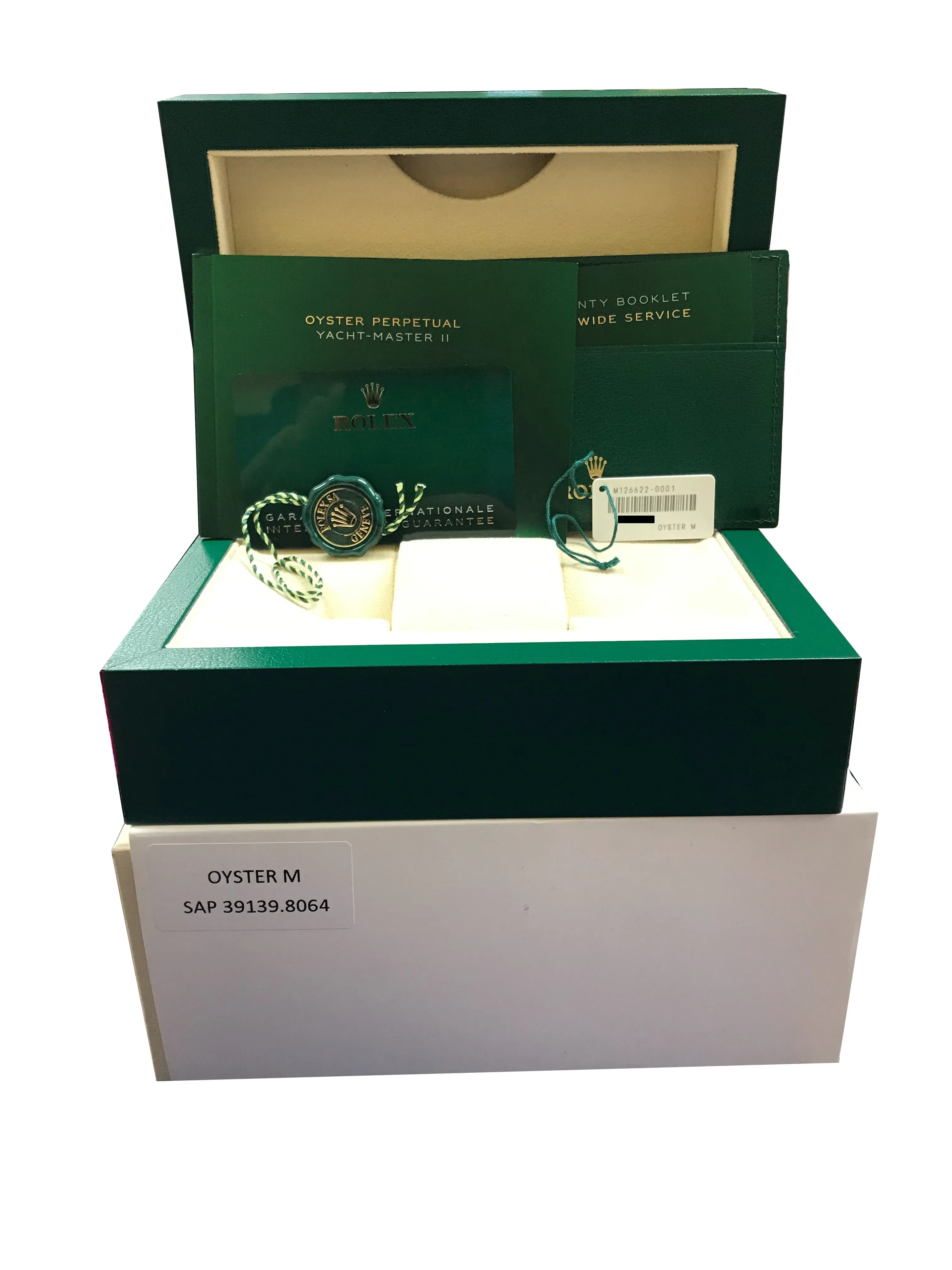 NEW STICKERED JAN. 2022 Rolex Yacht-Master 40mm Dark Rhodium Blue 126622 Watch