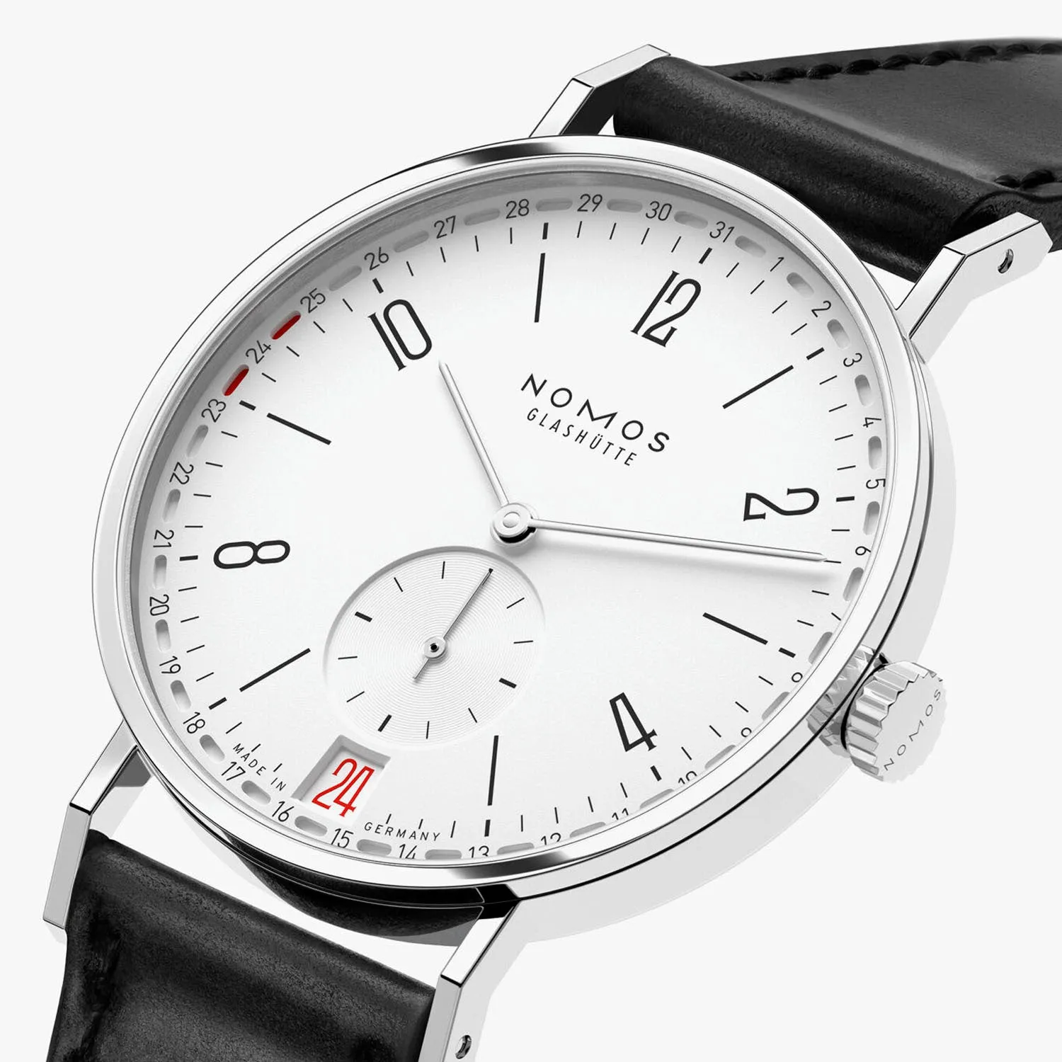 Nomos Glashütte Tangente 2Date Stem Winding – 135
