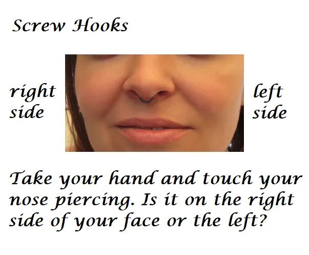 Nose Stud Hammered Crescent Moon 3mm Choose Your Style and Metal