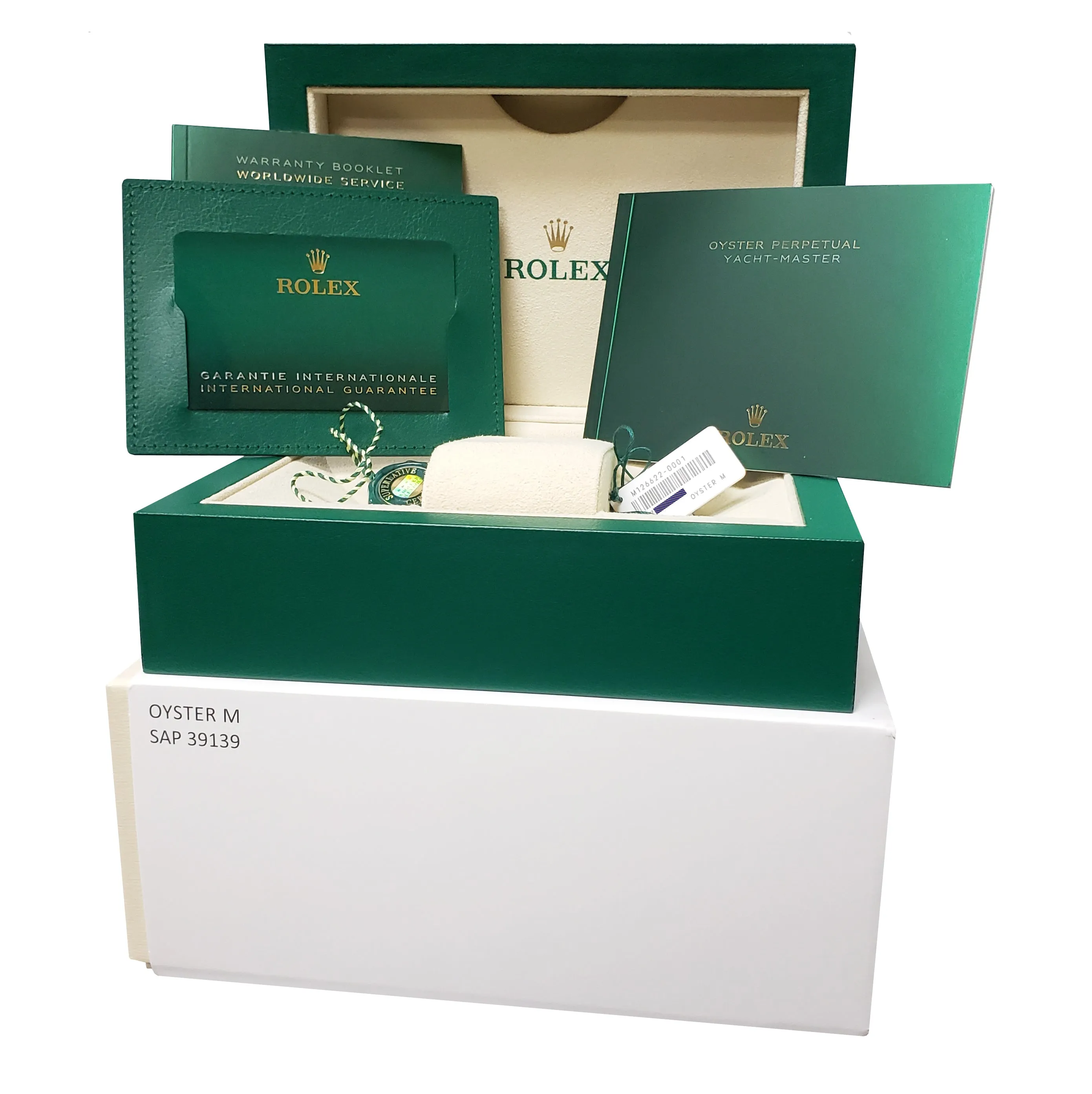 OCT. 2021 NEW Rolex Yacht-Master 40mm Dark Rhodium Stainless Oyster Watch 126622