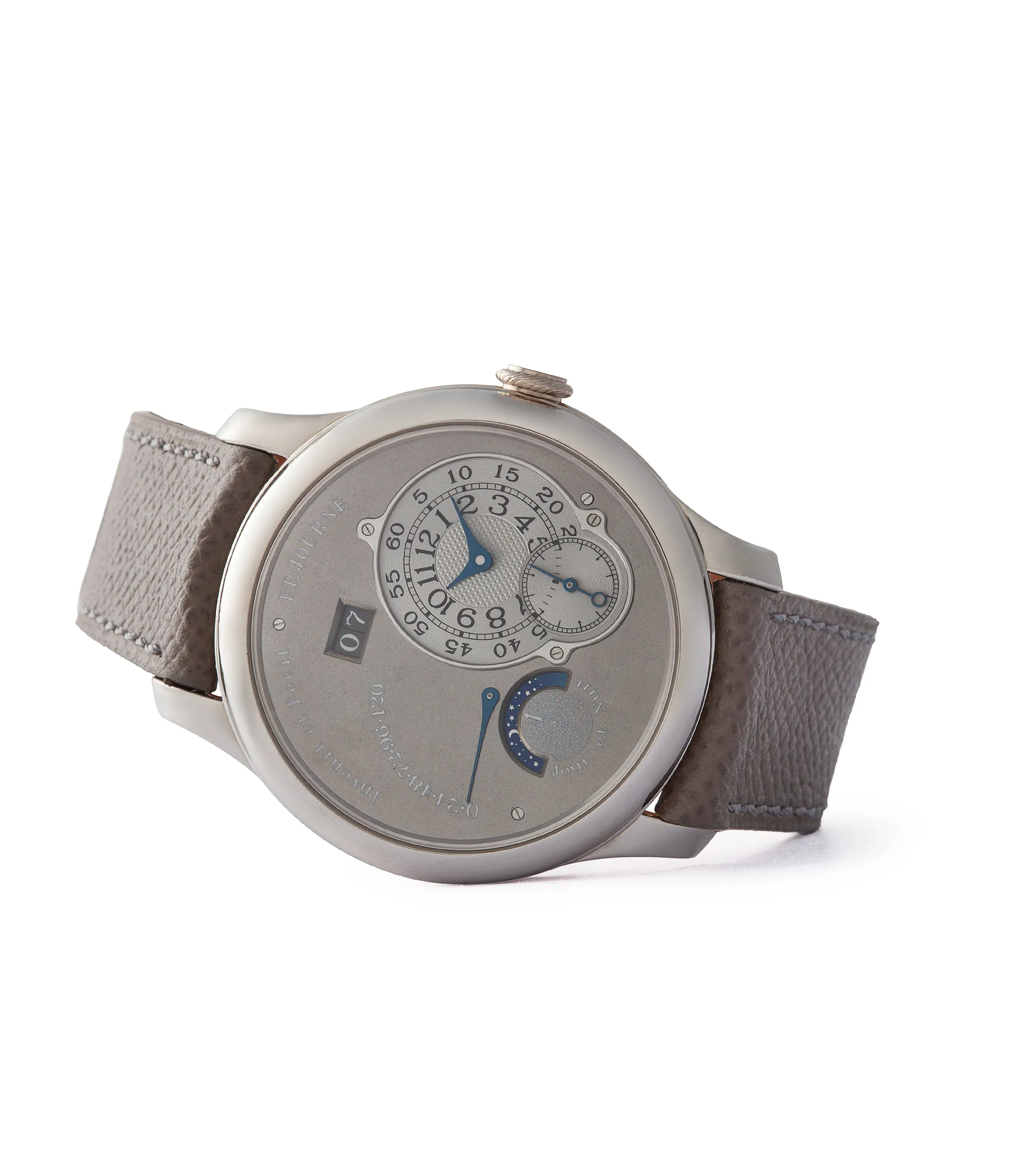 Octa Jour et Nuit | Ruthenium Dial | 40mm | Platinum