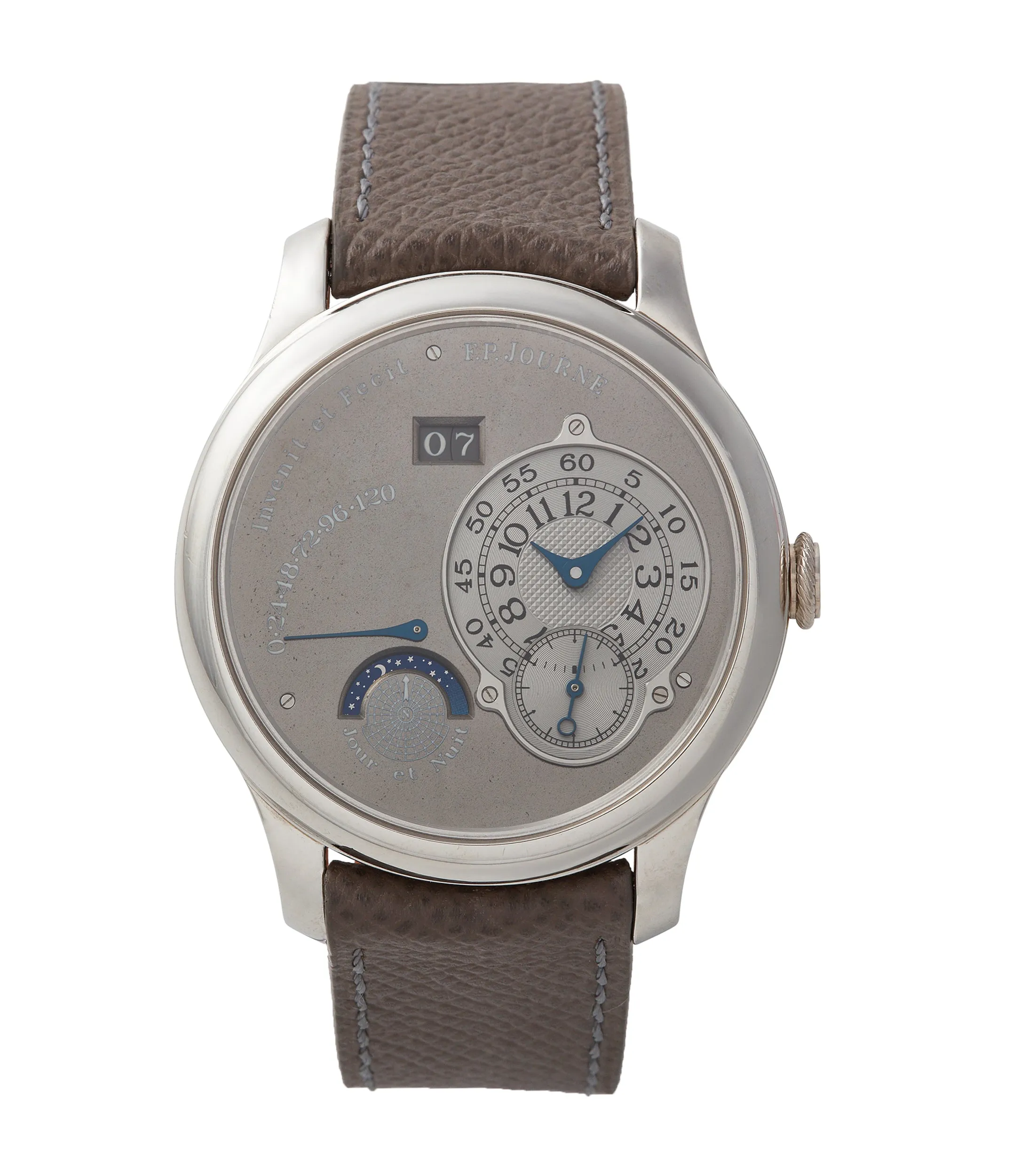 Octa Jour et Nuit | Ruthenium Dial | 40mm | Platinum